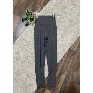 Offline by Aerie Small Gray 7/8 High Rise Crossover Waist Leggings